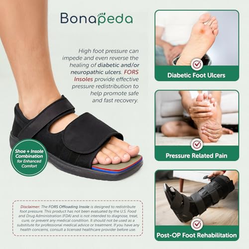 Zapatos médicos postoperatorios abiertos para hombre XL miniatura 2