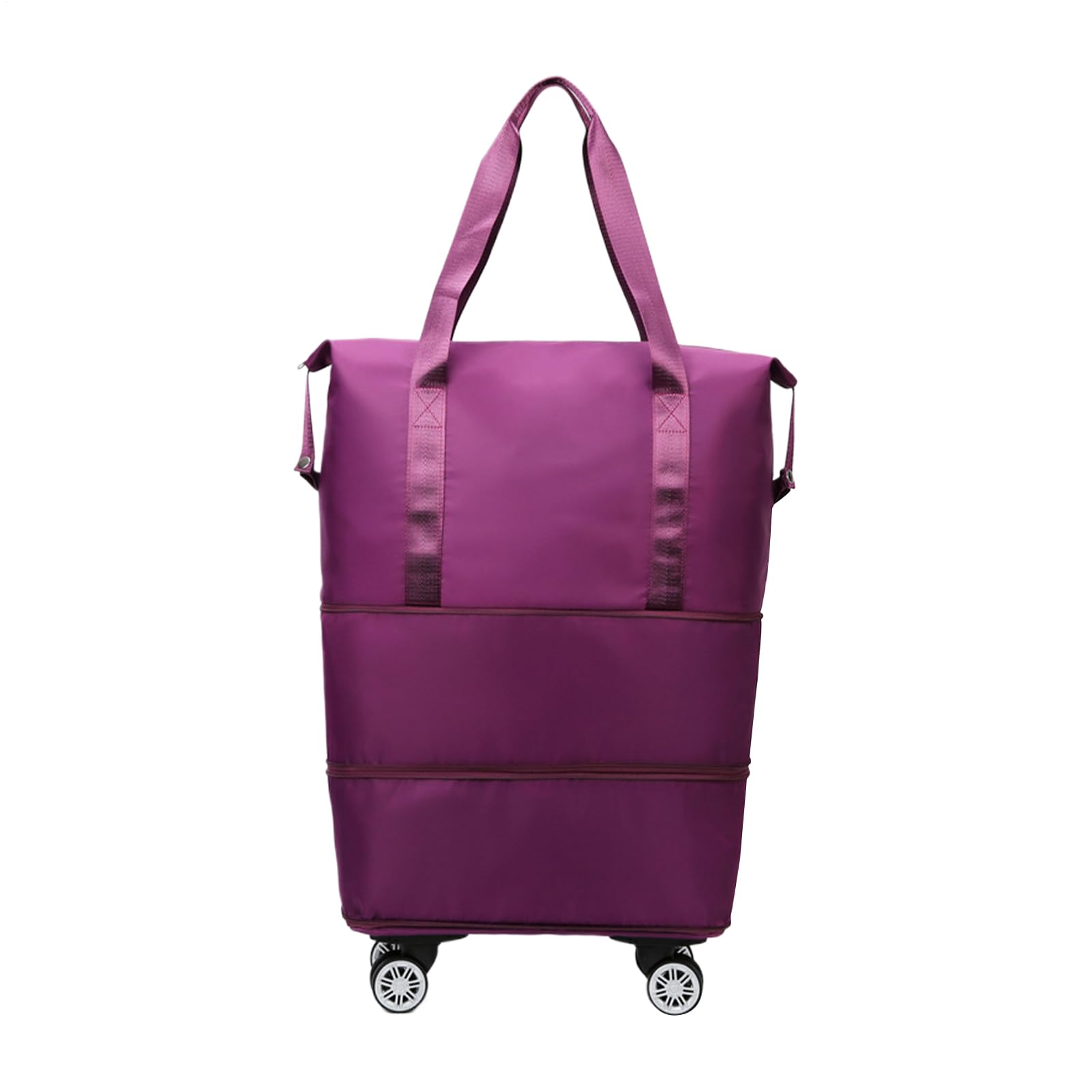 Borsone da viaggio espandibile, organizer da viaggio di grande capacità, design leggero, forniture da viaggio per viaggi di fine settimana, affari, vacanze, Viola, Refer to description, Unisex