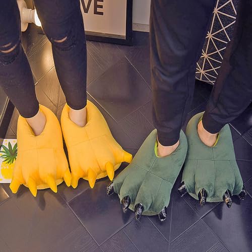 Unisex Funny Animal Costume Paw Claw Shoes, Soft Plush Home Slippers4