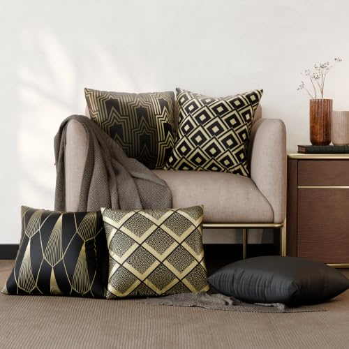Image of Stoa Paris Cushion Cover Set of 5, Home Decor for Sofa, Bed & Living Room, Digital Printed Cushion Cover 16 Inch x 16 Inch, Soft Touch Finish, Hidden Zip Closure, Charlotte's Empire - Charlotte