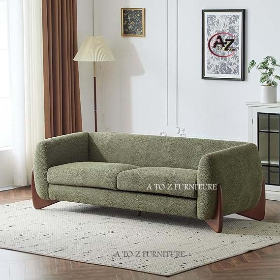 Image of A to Z Furniture Classic Chesterfield Sofa Set Luxury Chesterfield Sofa in for Home Living Room & Office (Grey 3+2)