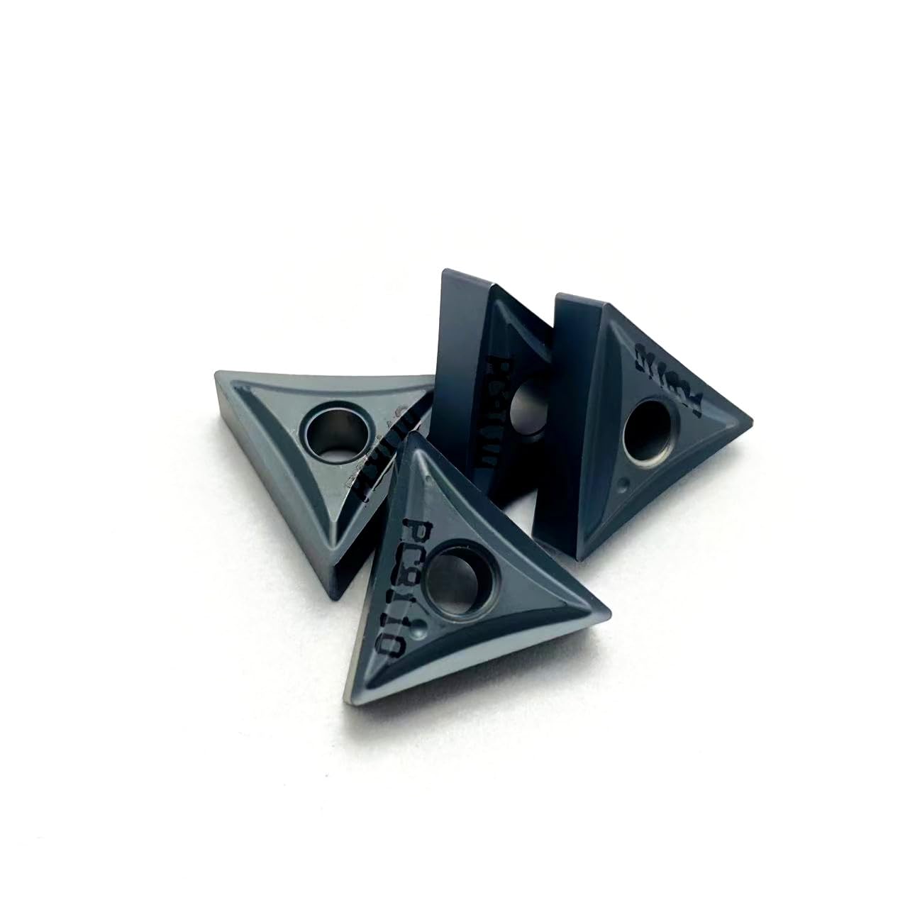 10PCS TNMG160408 TNMG160404 VP2 PC8110 CNC Carbide Insert Cutter Indexable Lathe Milling Inserts for Lathe Turning Tool Holder(TNMG160408VP2 PC8110)