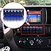 FXC Rocker Switch Aluminum Panel 6 Gang Toggle Switches Dash 5 Pin ON/Off 2 LED Backlit for Boat Car Marine Blue