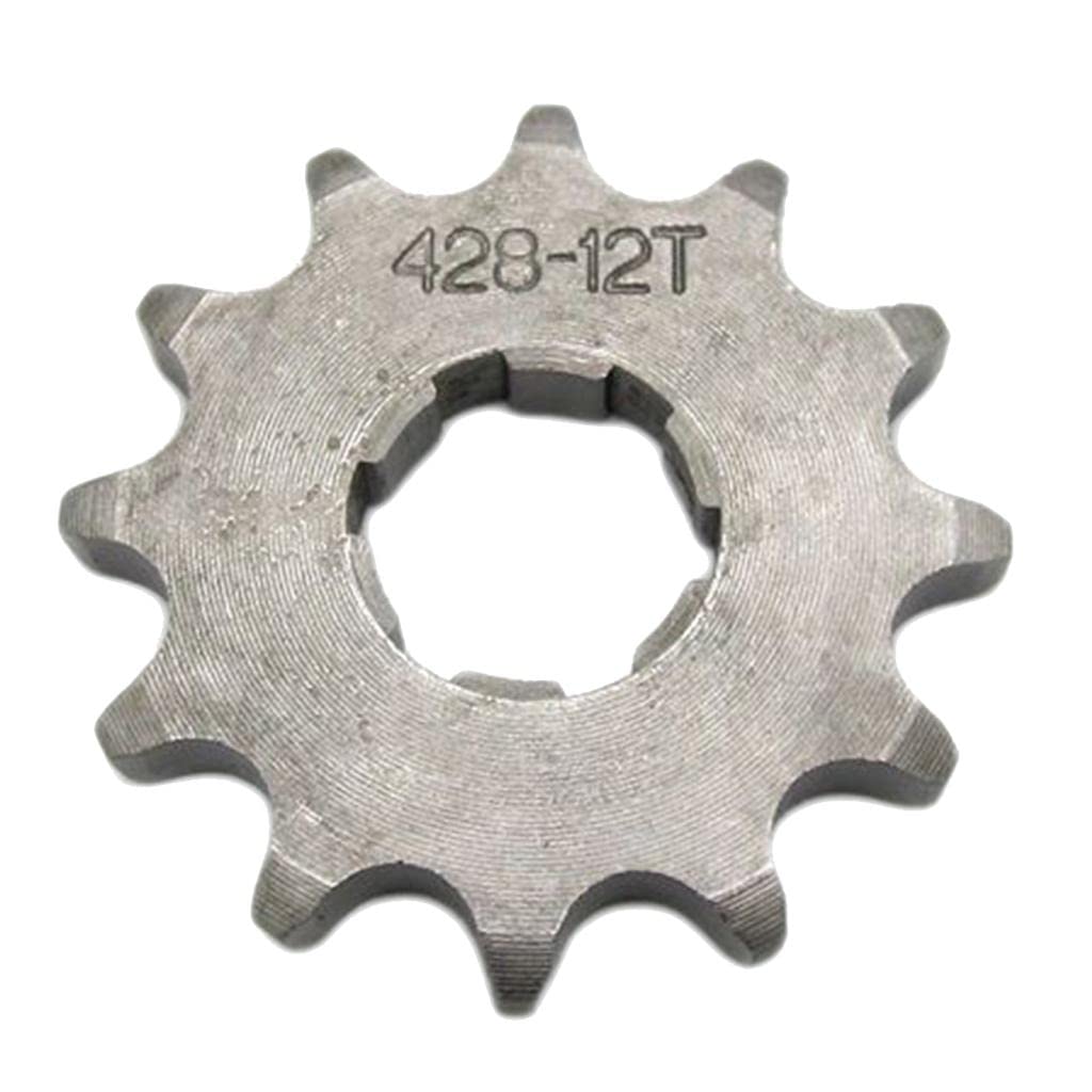 MYADDICTION 12T 428 Chain/Pitch Front Sprocket Cog Pit/Trail/Dirt bike ATV Quad 20mm