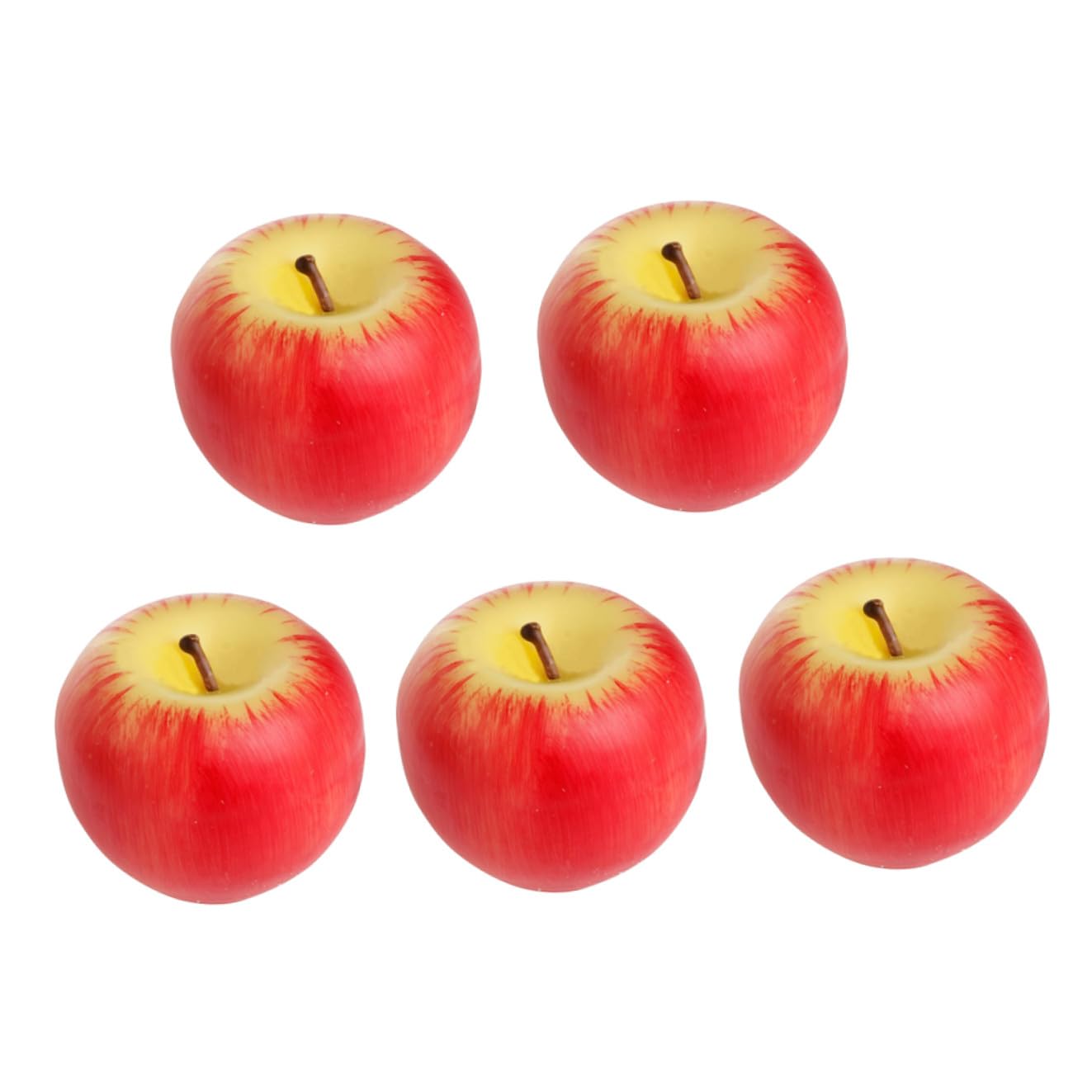 Didiseaon 5 Velas De Frutas Artificiales De Navidad Sin Decoraciones De Simulación De Escena De Papá Noel Para Bodas Fiestas Decoración Del Hogar De Navidad