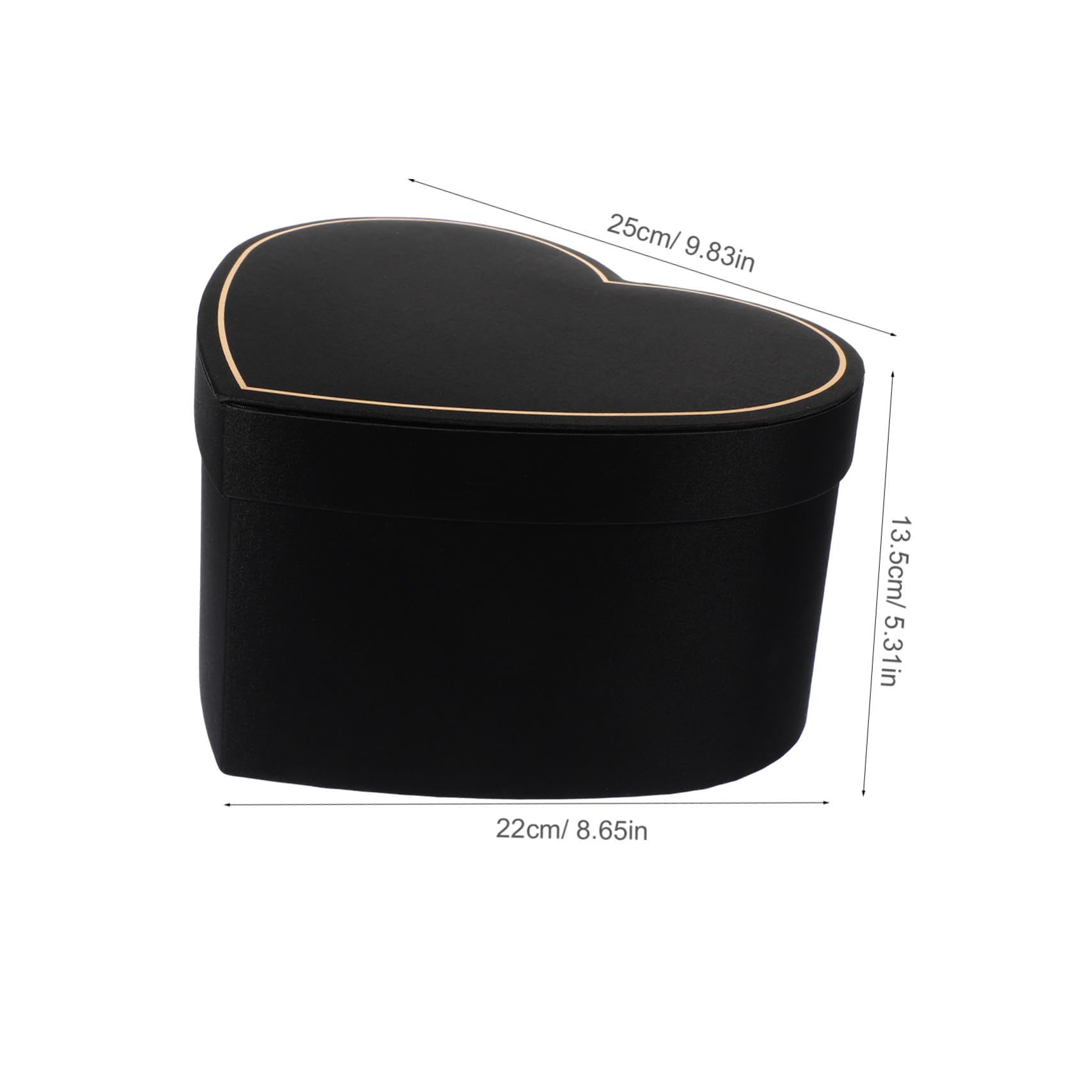 LRXIYODE Herzförmige Geschenkbox Stoffbox mit Deckel Langlebige Aufbewahrungsbox für Schmuck Süßigkeiten und Kosmetik Elegante Verpackung für Jahrestag und Valentinstag