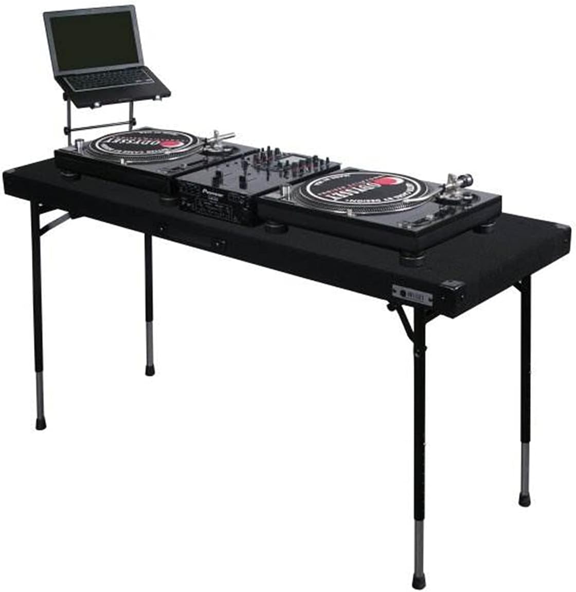 Odyssey CTBC2060 Carpeted Folding Dj Table with Adjustable Leg System