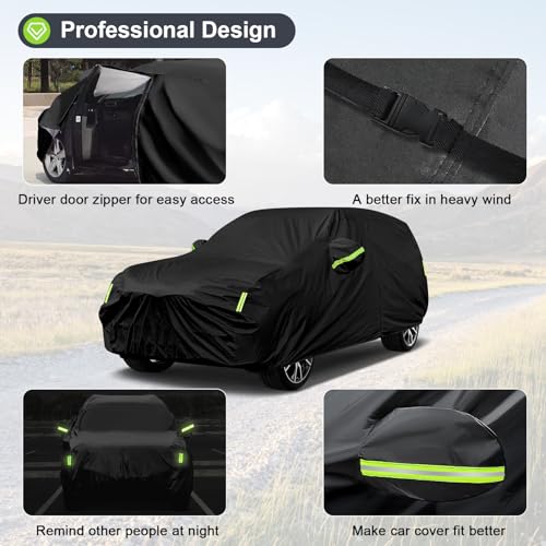 Funda de coche Fiat Abarth 500C exterior resistente al viento 5