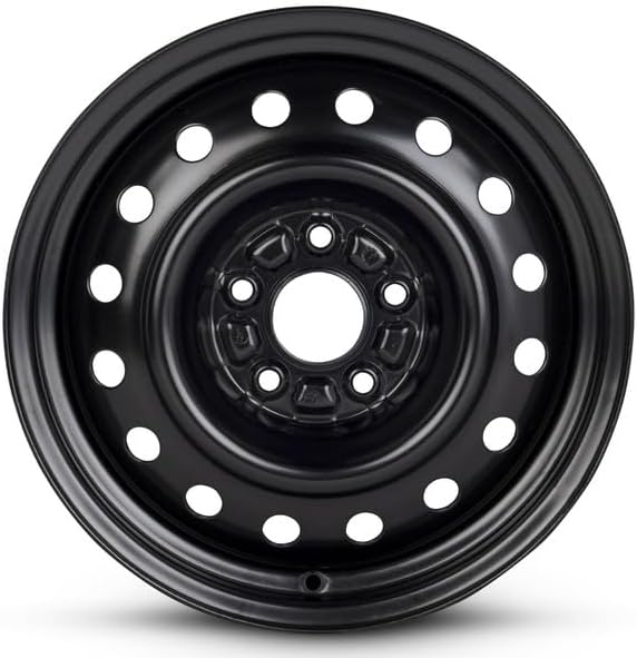 New 16x6.5 inch OEM Direct Replacement Steel Wheel for Honda Civic 2004–2016 5-114.3mm Black 16 in Rim 8048878