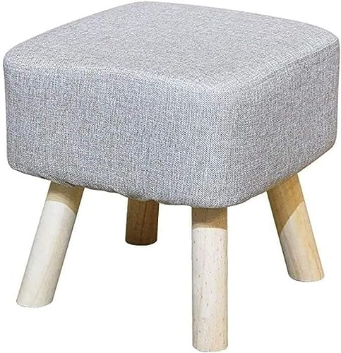 Tabourets multifonctions chaise marron et pouf coffre de rangement - 3