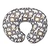 Boppy Original Nursing Pillow and Positioner, Sketch Slate Gray, Cotton Blend Fabric with allover fashion