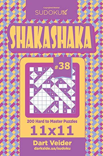 Sudoku Shakashaka - 200 Hard to Master Puzzles 11x11 (Volume 38)