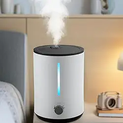 Umidificador De Ar Grande Ultrassônico 4 Litros Ambiente Profissional 16 horas Silencioso Aromatizador Rinite Sinusite