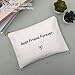 Kacenamo Double Sided Printed Linen Cosmetic Bag, Toiletry Bag for Women, Sisters Bag Gift from Sister, Makeup Bag to My Best Friend forever, Friendship Handmade Clutches, Bridesmaids Gift
