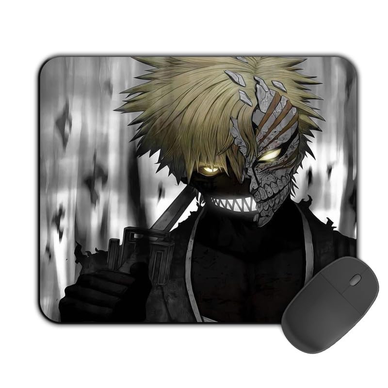 Image of Printed Designer Mouse Pad Dark Ichigo (200MM X 240 X 3MM) Enhance Gaming and Work Performance Comfortable and Precise Non-Slip Water Proof Bleach Mouse Pad.
