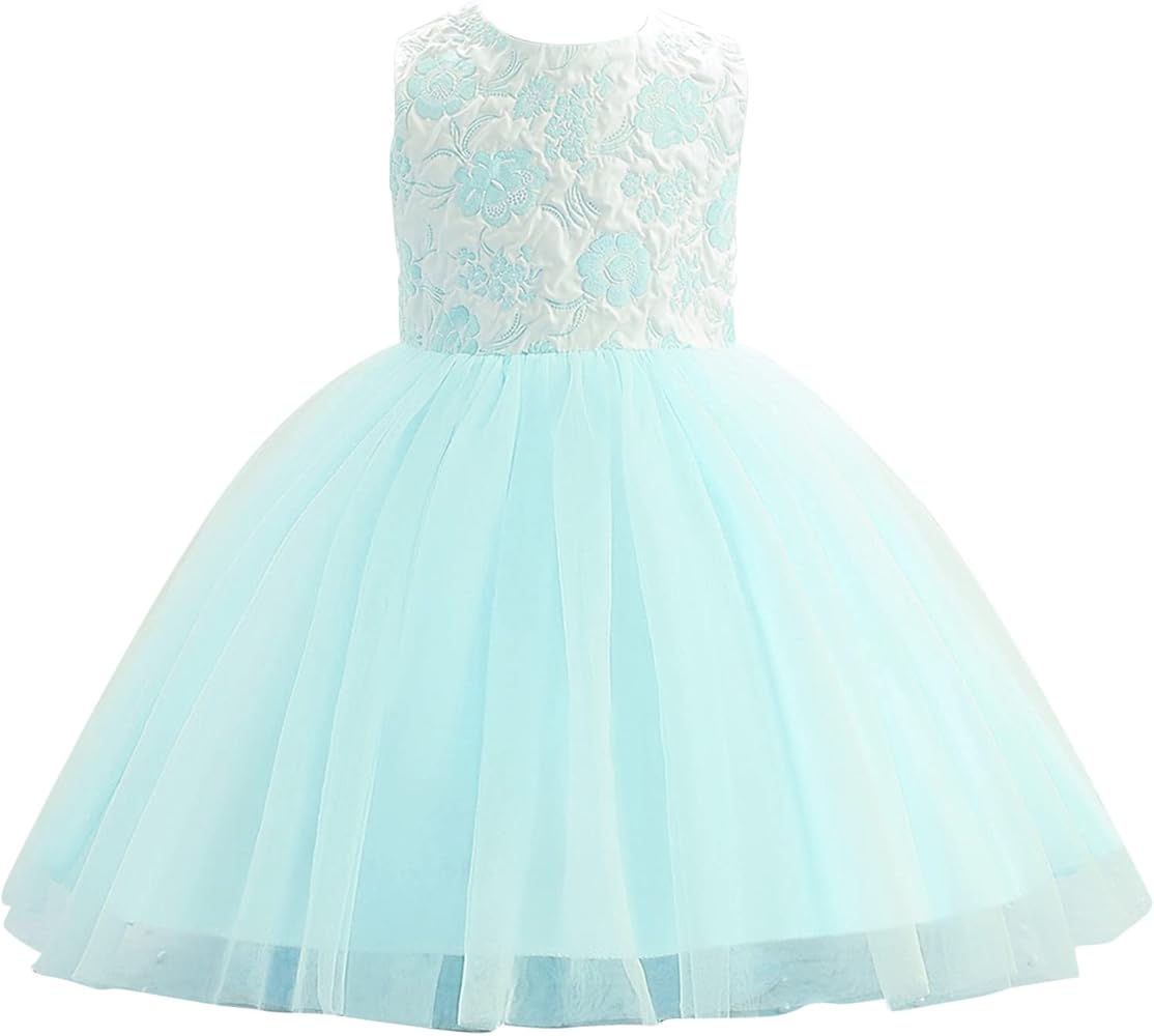Amazon.com: Flower Girl Dress Tulle Dresses Wedding Bridesmaid Birthday  Part𝘆 Pageant Tutu 𝐁all Gown for (Green, 0-6 Months): Clothing, Shoes &  Jewelry