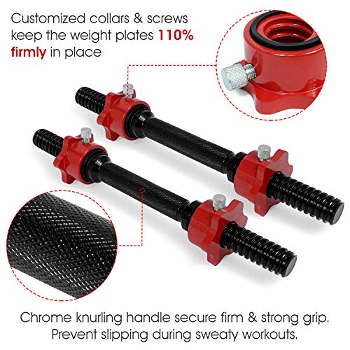 Yes4All-Adjustable-Cast-Iron-Dumbbell-Sets-40-200LBS-with-Connector-Option-Weights-Set-For-Home-Gym-Strength-Training-Full-Body-Workout-and-Muscle-Building-Men-Women