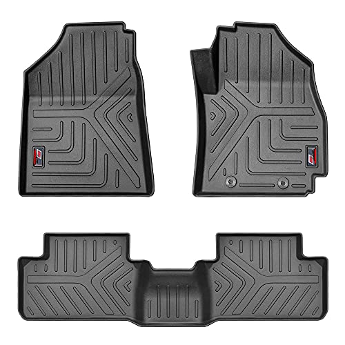Image of GFX Tpv Car Floor Mats (After-Market) Premium Life Long Foot Mats Compatible with Seltos (2019-2023) (Black)