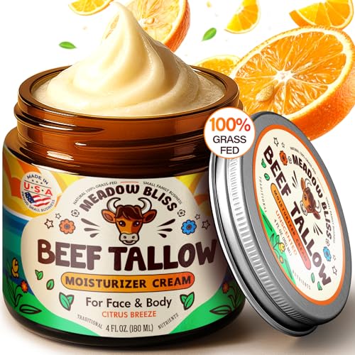 Beef Tallow for Skin - Moisturizer Cream - 100% Grass