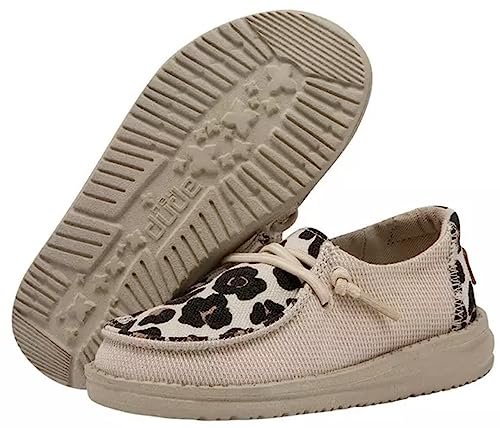 Image of HEYDUDE Girl's Wendy Youth Funk | Girl's Shoes | Girl's Lace Up Loafers | Comfortable & Lightweight