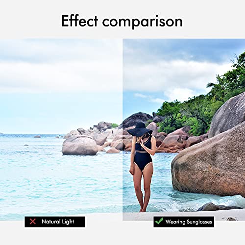 ZENOTTIC Rectangle Sunglasses Shade Sunglasses Anti UV400 Fashion Square colorful Eyewear for Men and Women3