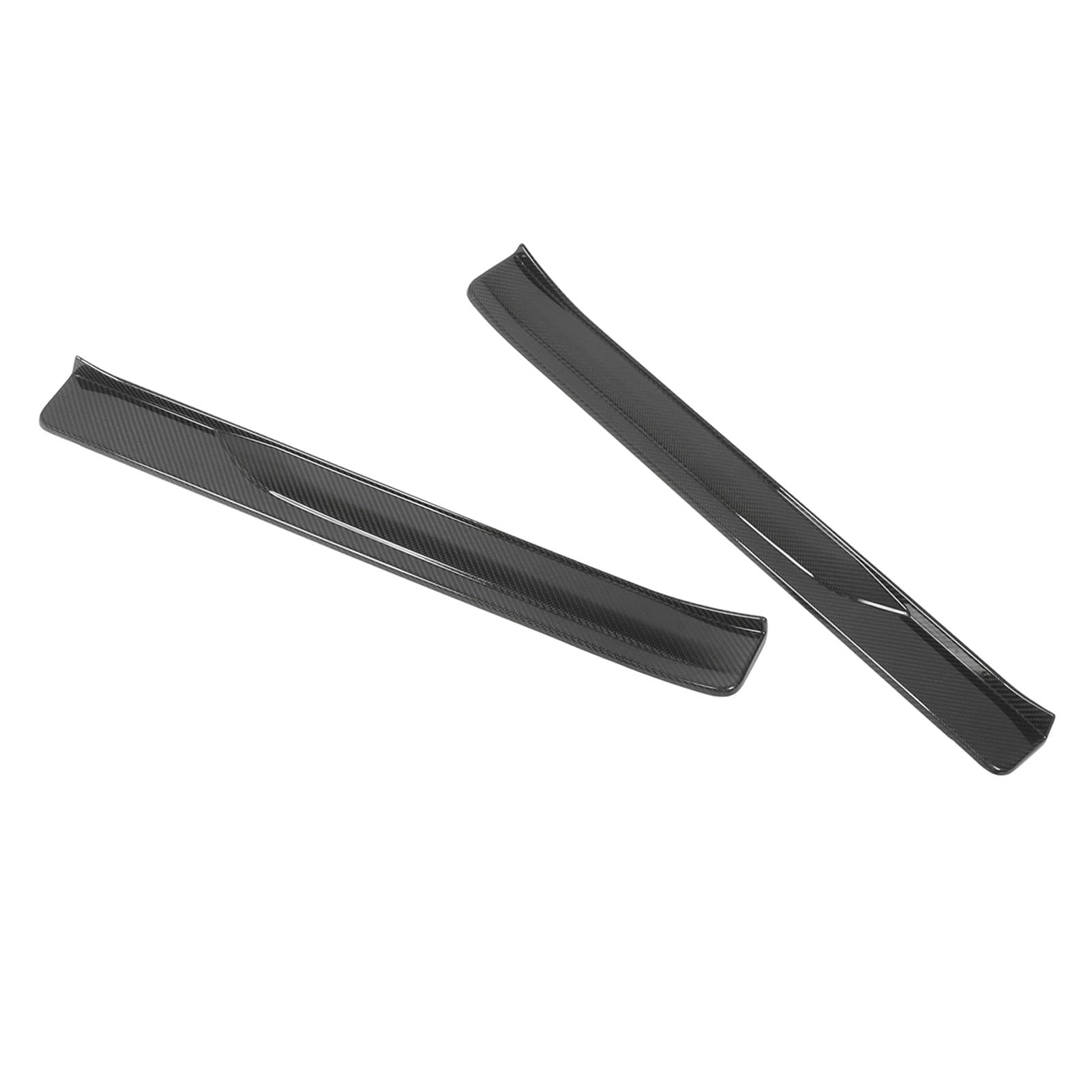 Keenso Karbonowy Próg Drzwiowy, 2 SZT. Błyszczący 3K Twill, Car Door Sill
