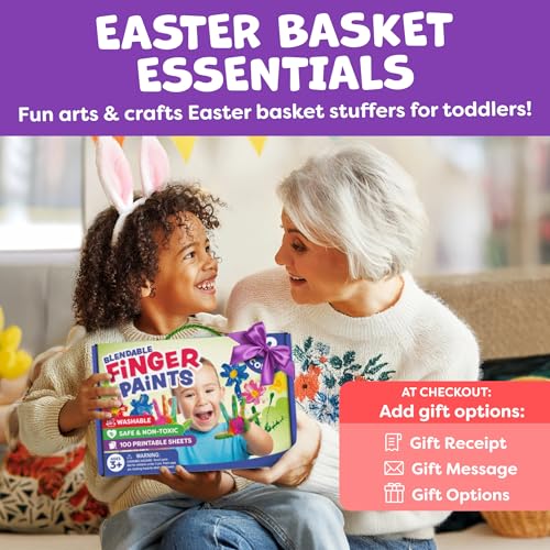 28% Off Washable Finger Paints for Toddlers - 12 Non-Toxic Colors - Image 6