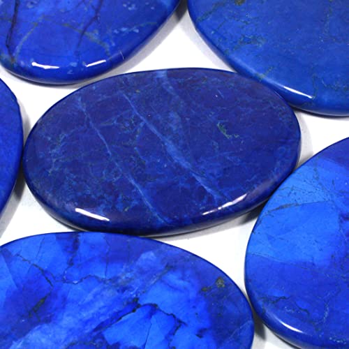 CrystalAge Lapis Howlite Palm Stone ~70x50mm