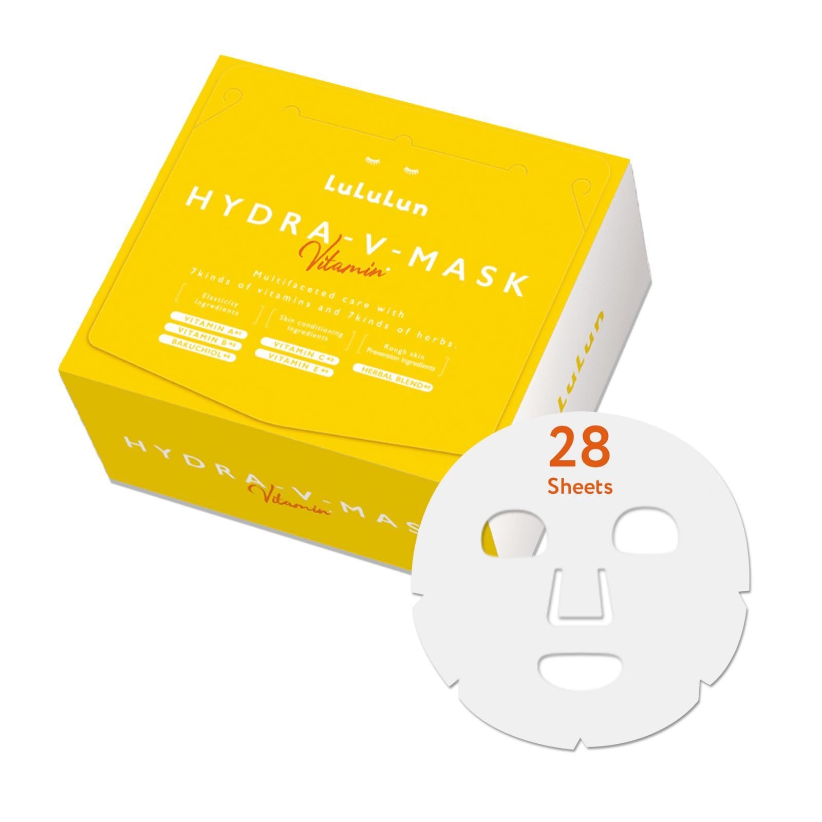 Lululun HYDRA EX MASK 28枚入り LULULUN Face Mask Hydra EX Mask Exosome Ageing Skin 7 Sheets
