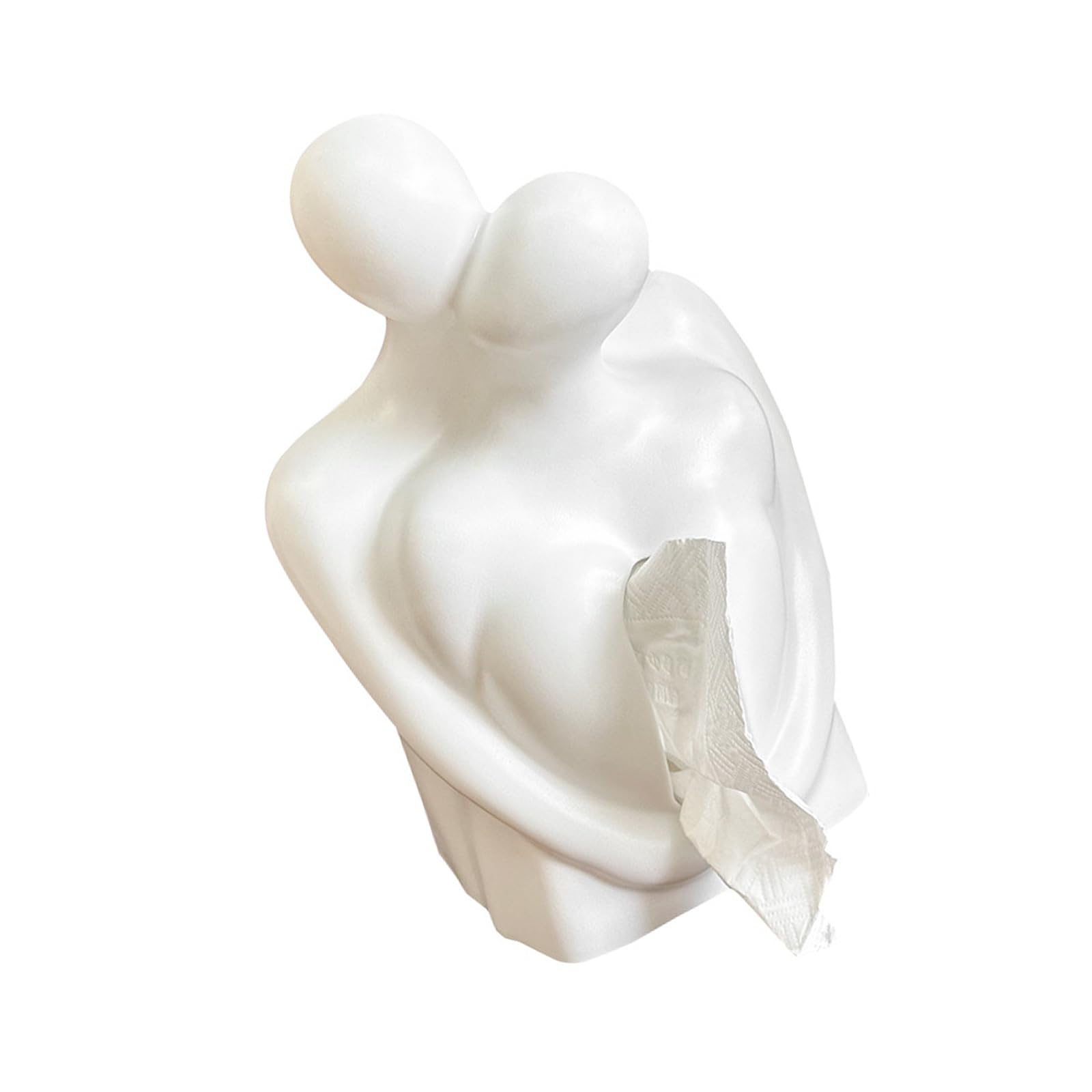 APGLSXY Expressive Hugging Sculpture Tissue Storage Box Practical Paper Towel Container for Home Decoration and Bedroom Use Multifunctional Tabletop Tissue Box