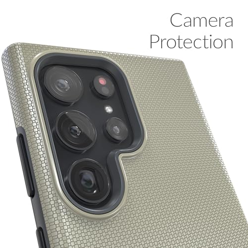 Image of Crave for Samsung Galaxy S24 Ultra Case, Shockproof Protection Dual Layer Case for Samsung Galaxy S24 Ultra (6.8 inch) - Sand
