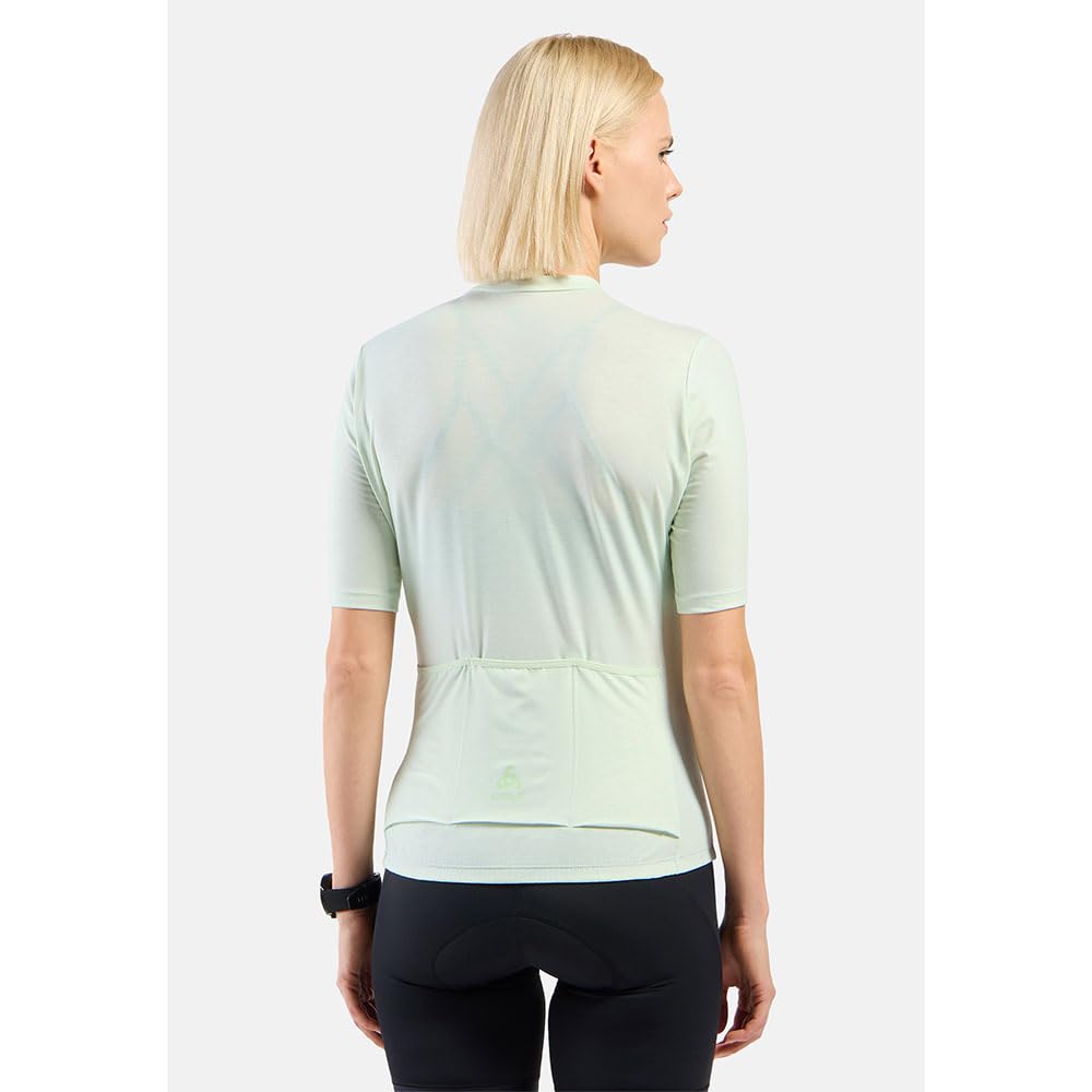 Odlo Donna Essential 1/2 Zip Maglia da Ciclismo