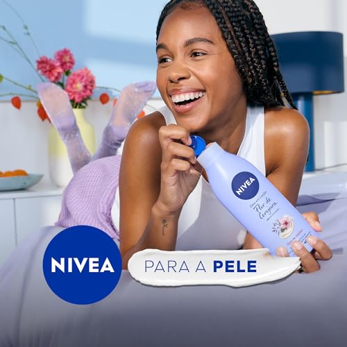 NIVEA Loção Hidratante Óleos Essenciais Flor de Cerejeira & Óleo de Jojoba 400ml - Loção Hidratante