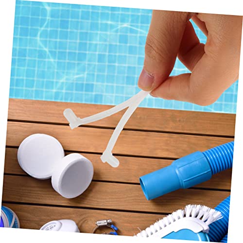 BESPORTBLE 48 Pcs Pool Cleaning Tool Swimming Pool Adapter Plastic White