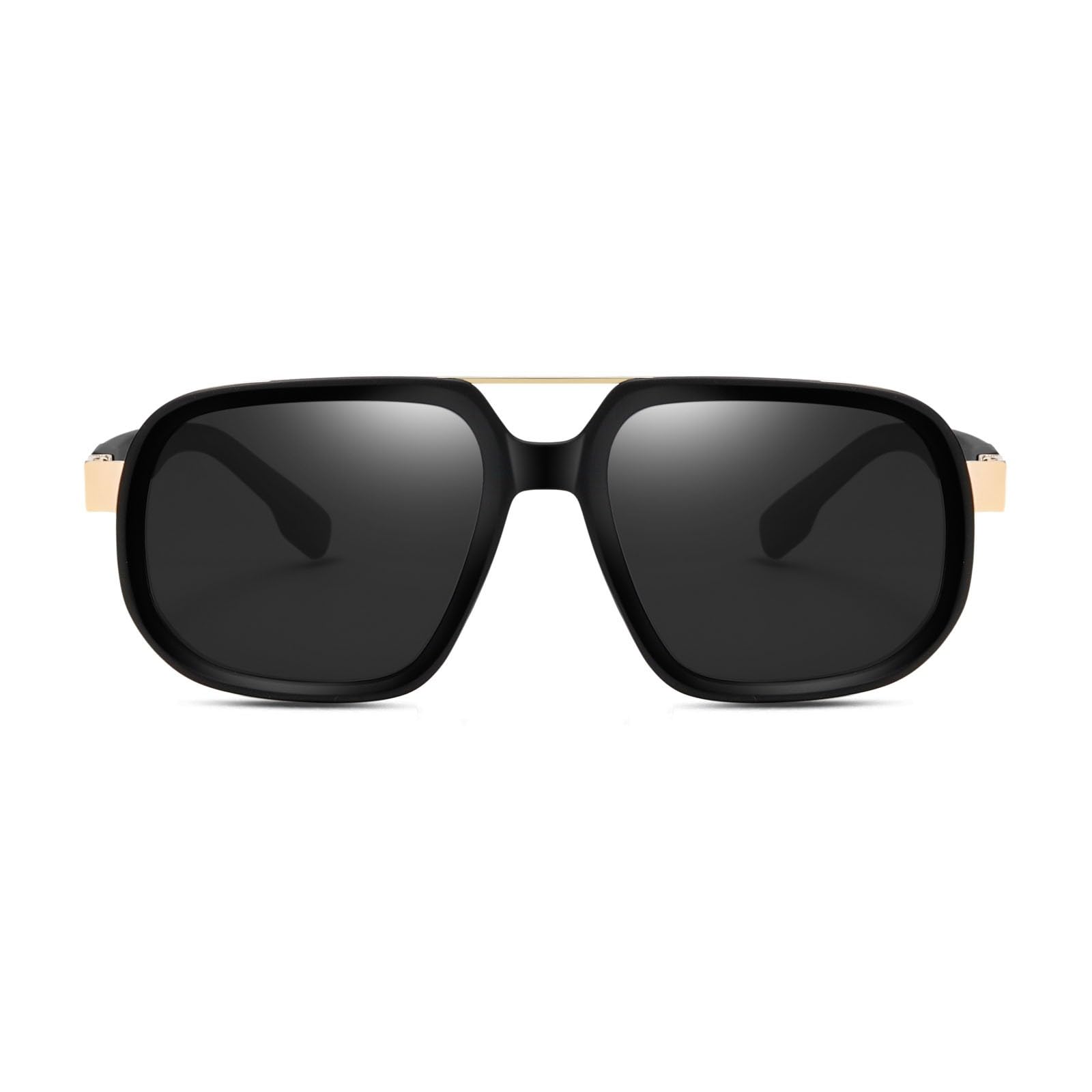 Sunglasses Womens Square Retro Polarized Sun Glassesfor Women Trendy Vintage 70S Classic Sunglasses Womens for Driving
