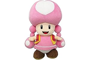 Super Mario All-Star Collection Toadette Plush Buddies 7.5"