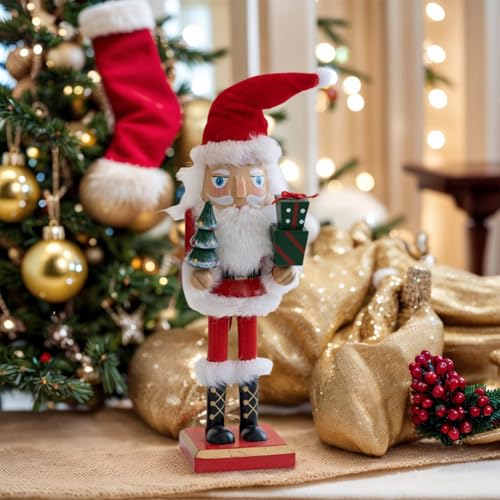 Casse-noisette de Noël traditionnel en bois à offrir pour les fêtes