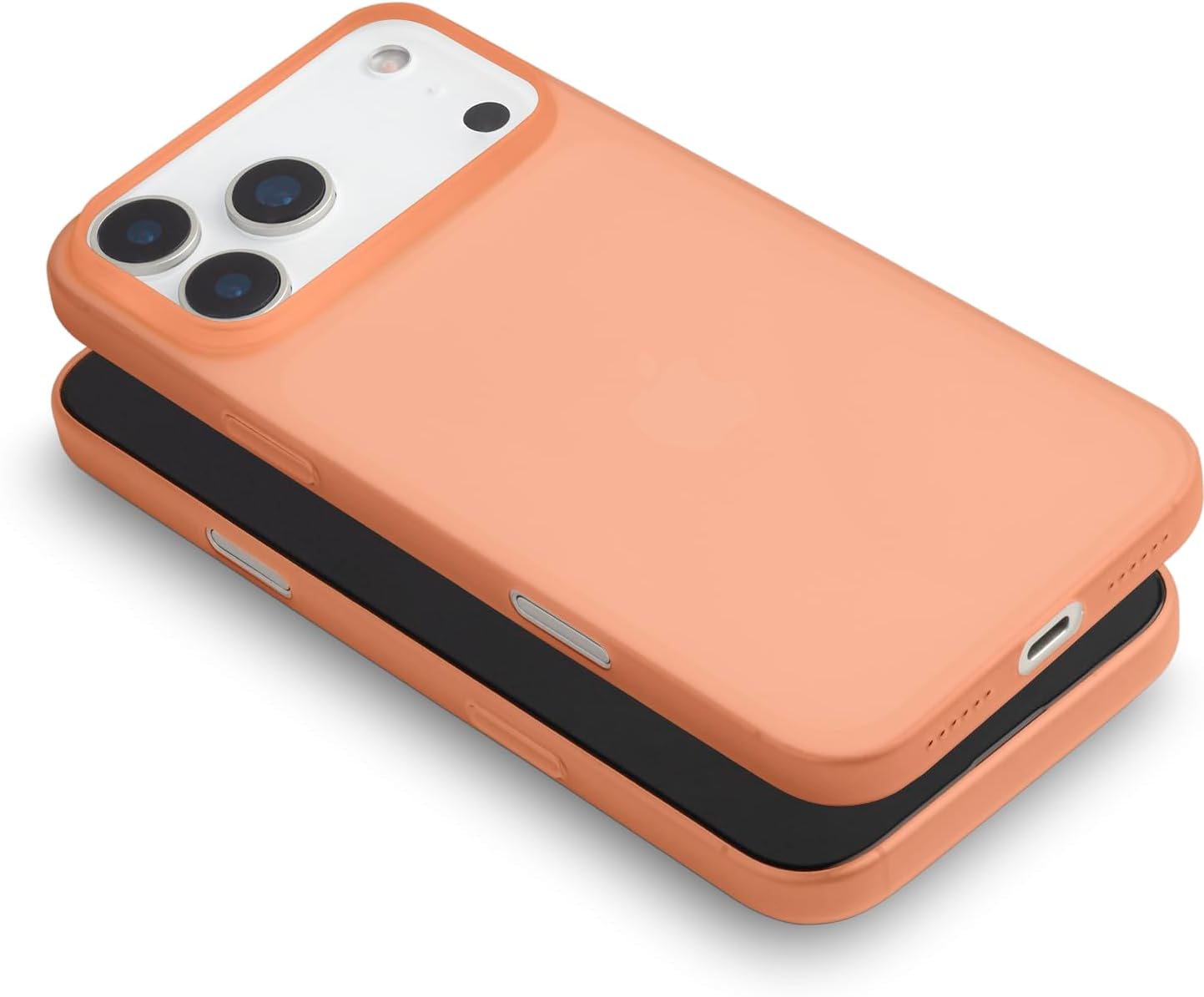 totallee Thin iPhone 17 Pro Max Case Scarf, Thinnest Cover Ultra Slim Minimal - for Apple iPhone 17 Pro Max (2025) (Orange) - Image 4