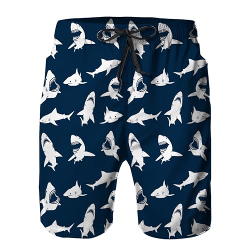 Mens Swim Trunks,Quick Dry Bathing Suits Summer Board Beach Shorts with Mesh Lining