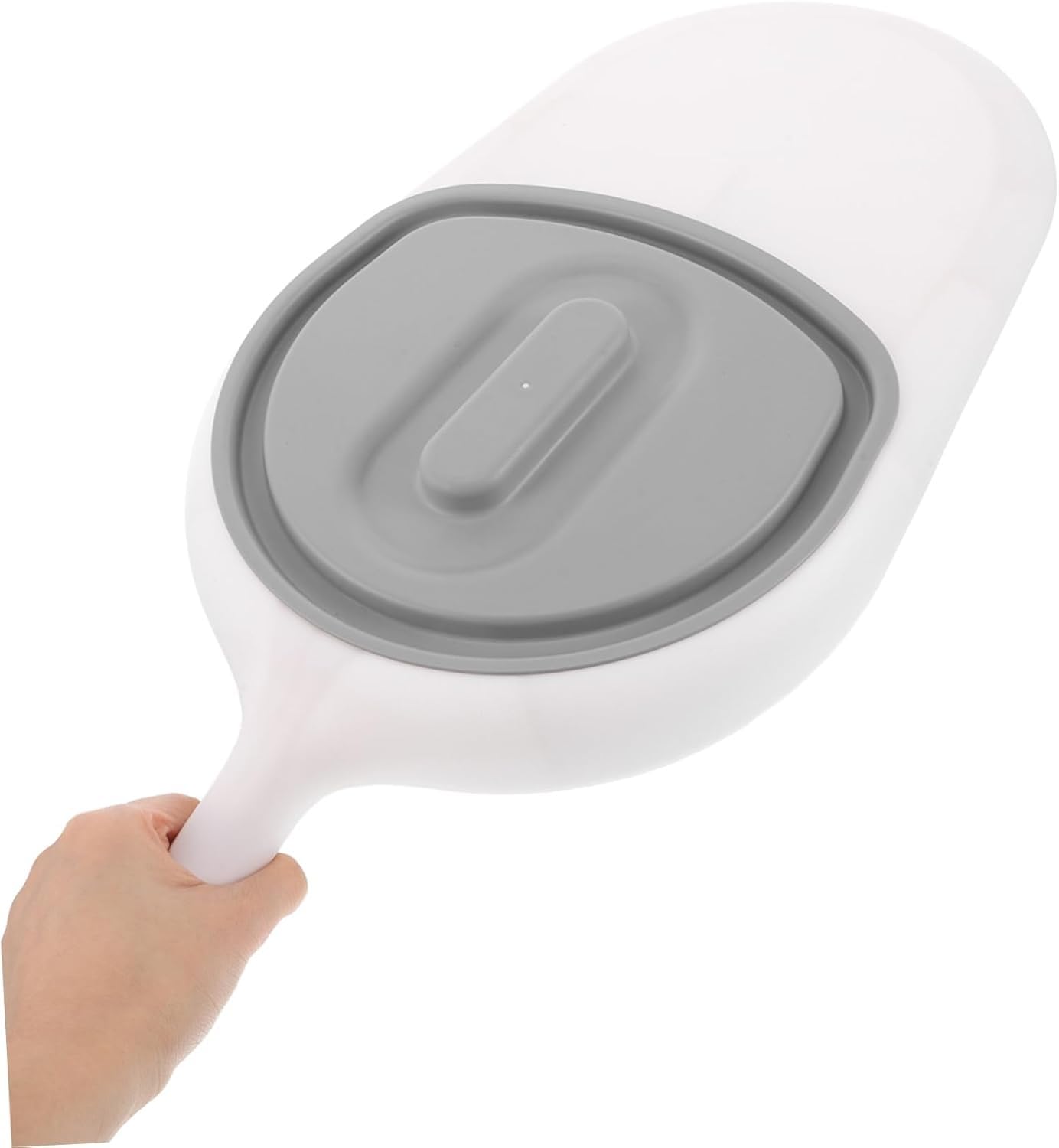 Bedpan per adulti, vaso da camera, secchio portatile per spittoon e vomito, ideale per anziani e pazienti, facile da pulire, durevole e conveniente soluzione sanitaria
