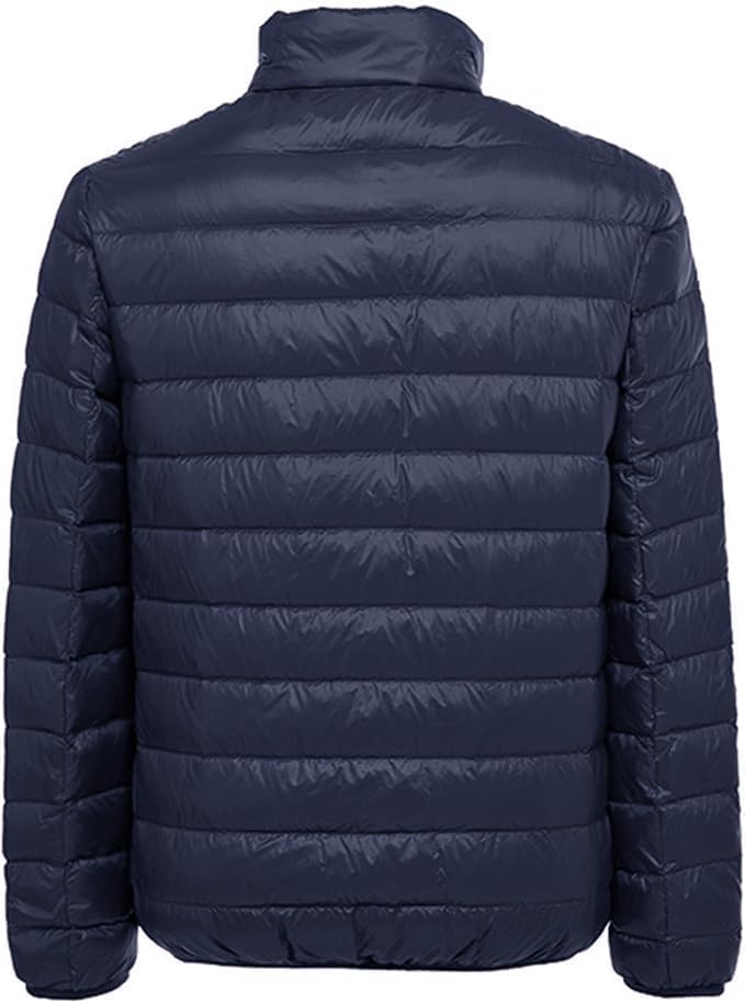 ZITY Men's Lightweight Puffer Winter Jacket Hooded Insulated Puffy Coat for Snow Ski Hiking Travel