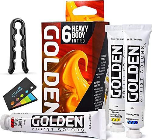 Golden Artist Color Heavy Body Acrylics Intro Set