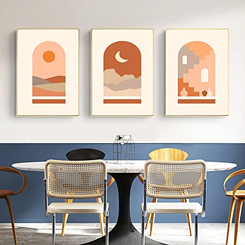 Art photos affiches triptyque abstrait pour une ambiance maison sereine
