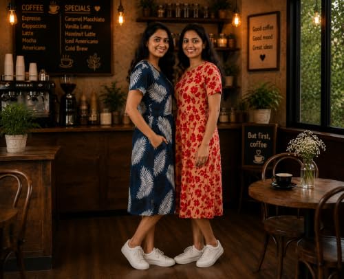 Image of Maternity Feeding Maxi Dress with Pockets, Green Butterfly Print, Zipless Long Pregnancy Gown, Pre & Post Maternity Wear Ankle Length