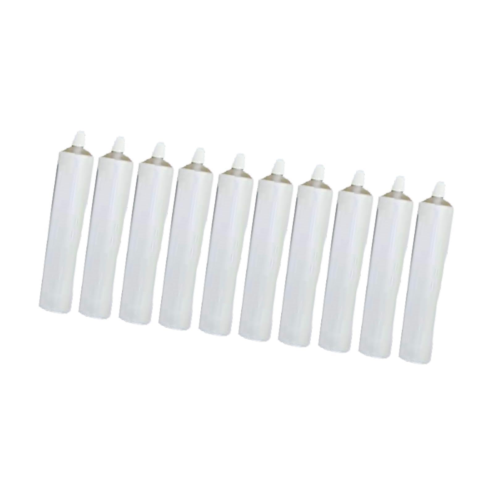 Puste aluminiowe tubki do farby, pojemniki do wielokrotnego napełniania do gwaszu, akrylu, oleju, kremu do rąk, łatwe otwieranie, 10 szt., 20 ml każda dla artystów i dekoracji wnętrz