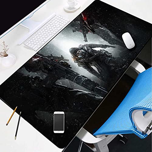 Tapis de souris gaming XXL anti-glissant pour grand bureau de jeu