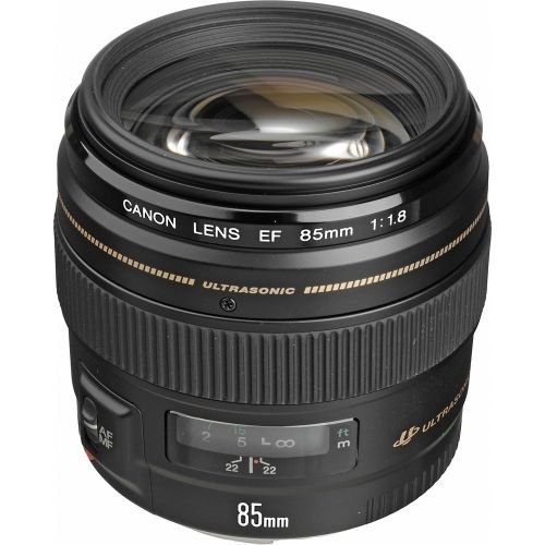 Image of Canon EF 85mm f /1.8 USM Medium Telephoto Autofocus Lens w /Software Suite & Accessory Bundle