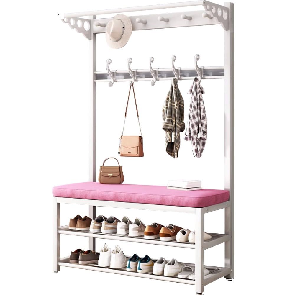 Appendiabiti A 5 Livelli Con Scarpiera - Organizza Corridoio, Camera E Ingresso - Foto 9