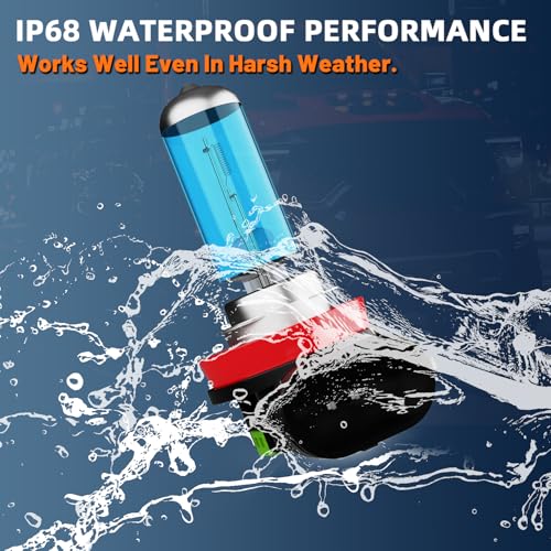 Image of Headlight Bulbs Compatible With Nissan Pathfinder 2017-2020, H11 High Beam + H11 Low Beam + H11 Fog Lights Halogen Light Bulb, Super Bright 6000K White, Plug and Play, Pack of 6