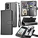 Galaxy A51 5G Case, [5G Version] Galaxy A51 Wallet Case [Not for 4G], Tekcoo Luxury PU Leather Cash Credit Card Slots Holder Carrying Flip Cover [Detachable Magnetic Case] for Samsung A51 [Black]